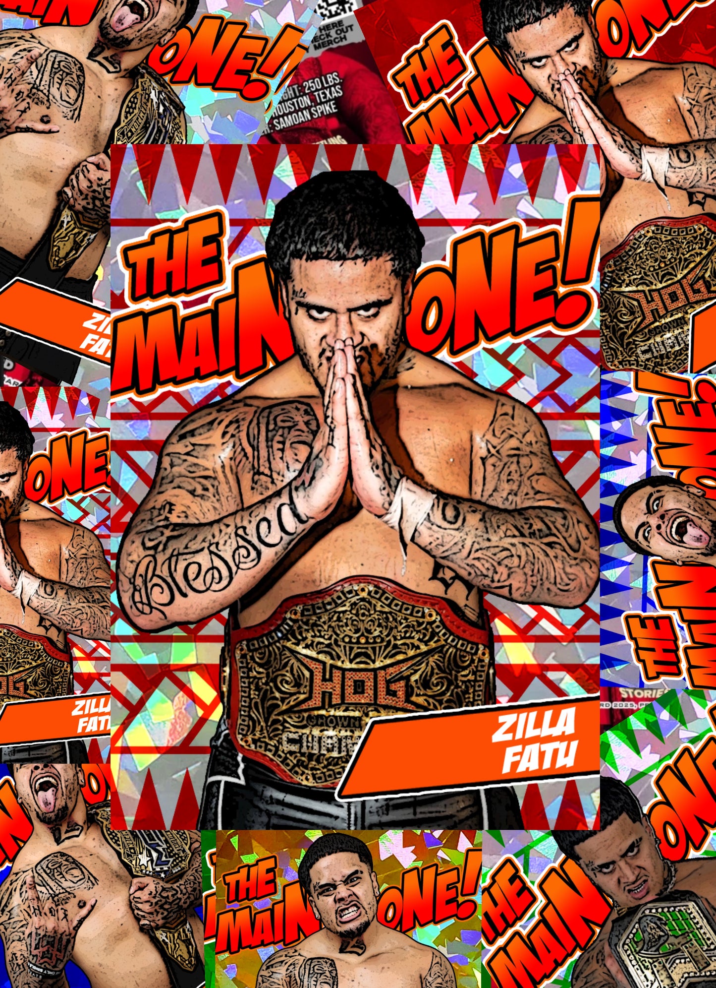 *** MYSTERY ZILLA FATU TRADING CARD (1/1’s, Auto & Rarity’s /25 & Less)