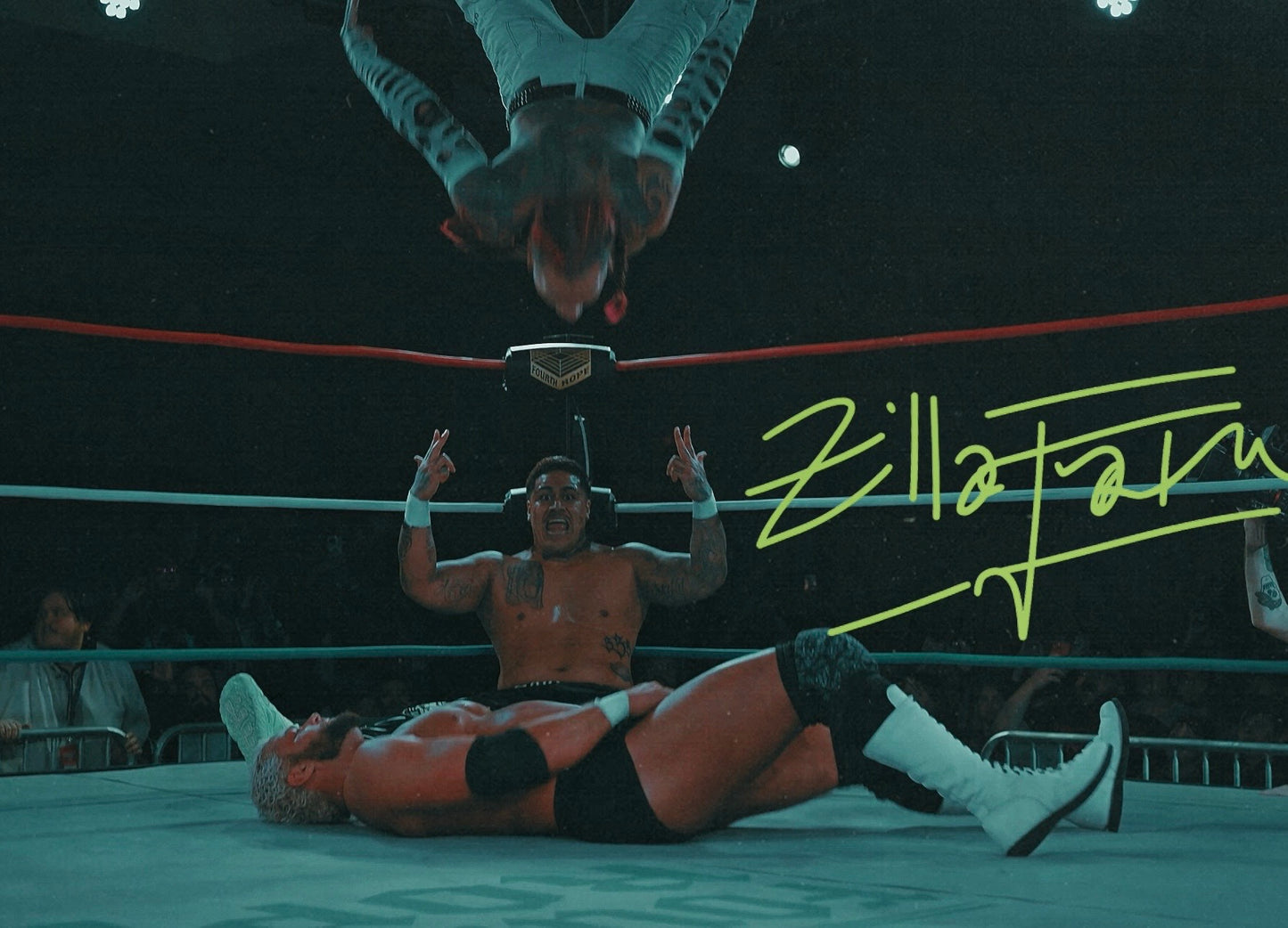 *** Autographed 8x10 Photo of  Zilla Fatu