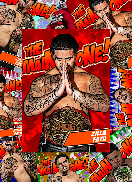 *** MYSTERY ZILLA FATU TRADING CARD (1/1’s, Auto & Rarity’s /25 & Less)